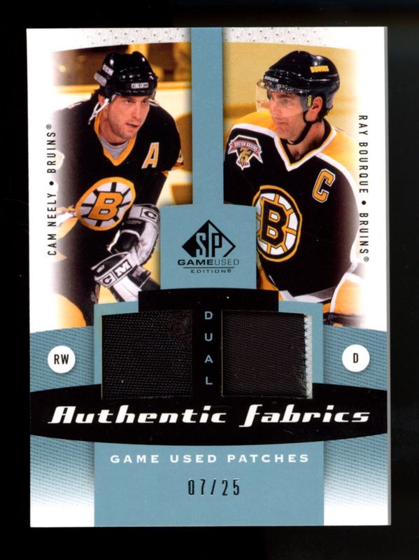 2010 SP Game Used #AF2-NB Authentic Fabrics Dual /100