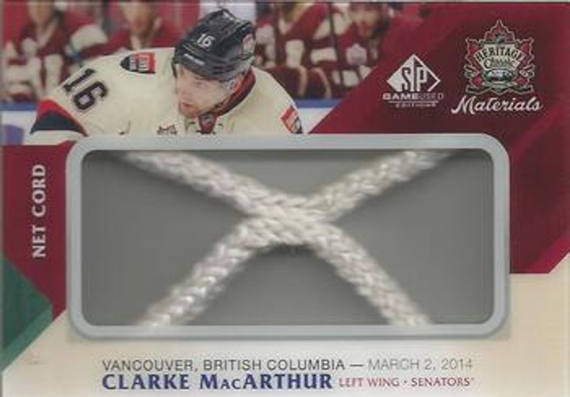 2014 SP Game Used #HCNC-CM Heritage Classic Materials Net Cord /35
