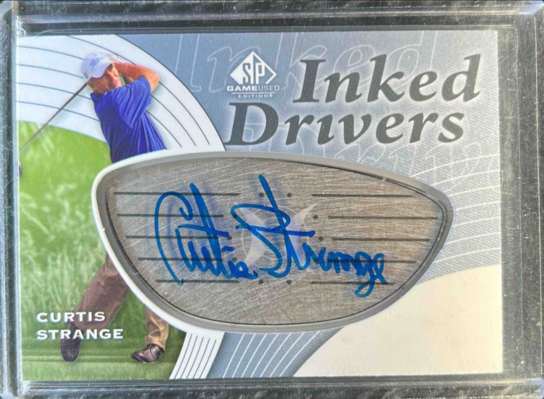 2012 SP Game Used #ID-CS Inked Drivers Silver