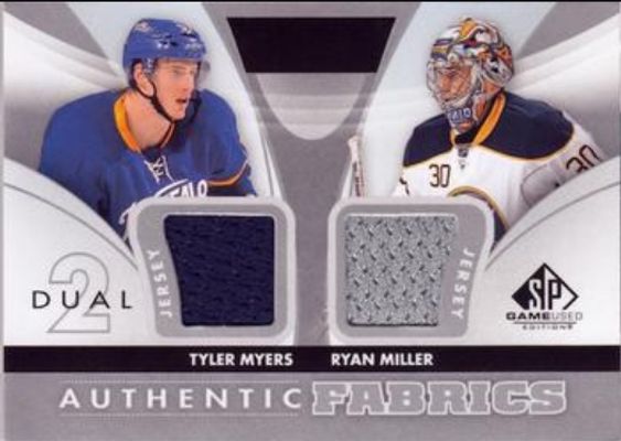 2012 SP Game Used #AF2-MM Authentic Fabrics Dual Patches /25