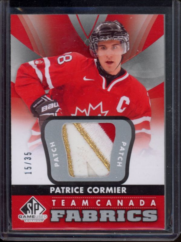 2012 SP Game Used #TC-15 Team Canada Fabrics Patches /35
