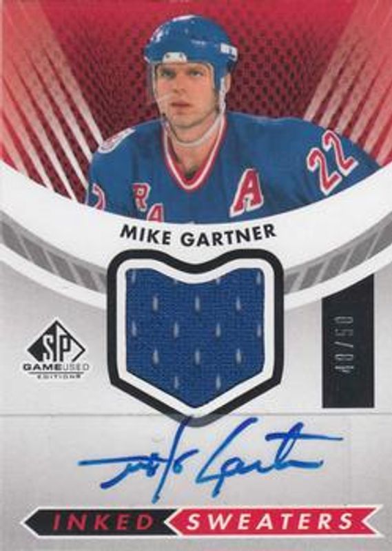 2012 SP Game Used #IS-GA Inked Sweaters /25