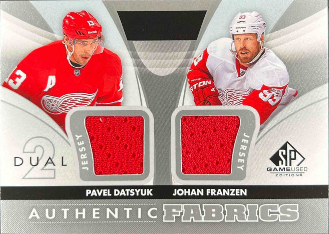 2012 SP Game Used #AF2-DF Authentic Fabrics Dual /25