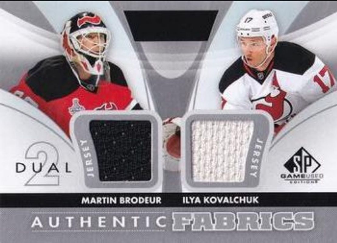 2012 SP Game Used #AF2-MI Authentic Fabrics Dual /25