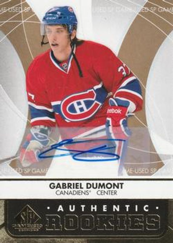 2012 SP Game Used #130 Gold Autographs