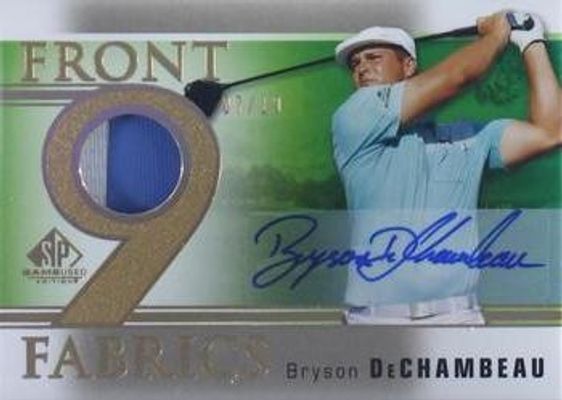 2021 SP Game Used #F9-BD Front 9 Fabrics - Spectrum /10