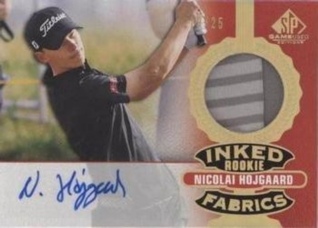 2021 SP Game Used #IRF-NH Inked Rookie Fabrics - Spectrum /3