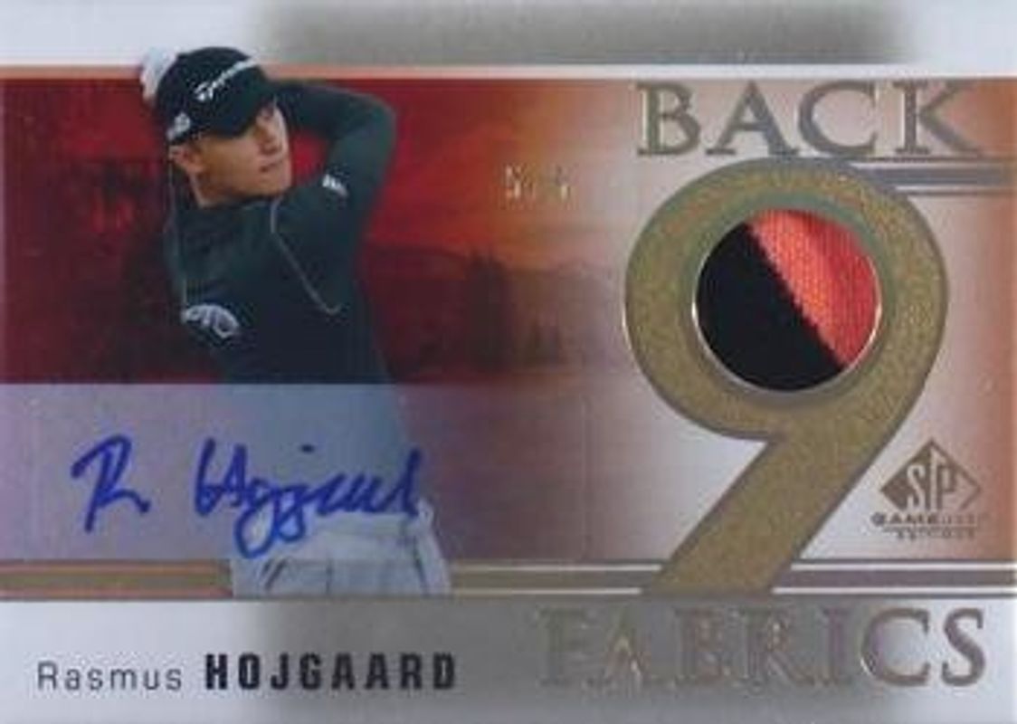 2021 SP Game Used #B9-RH Back 9 Fabrics - Spectrum /5
