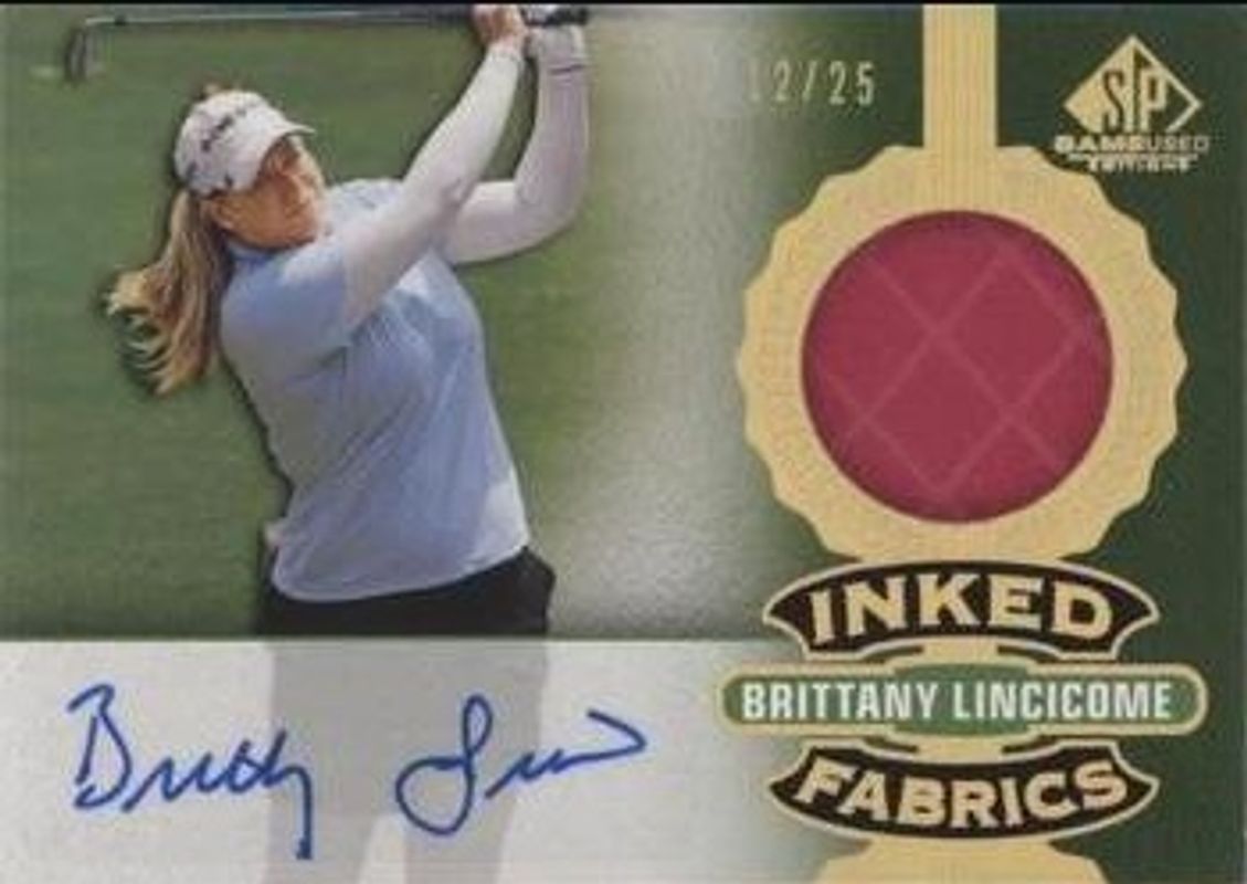 2021 SP Game Used #IF-BL Inked Fabrics - Spectrum /5