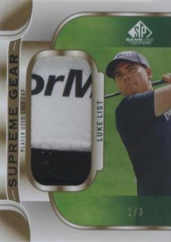 2021 SP Game Used #SGC-LL Supreme Gear /3