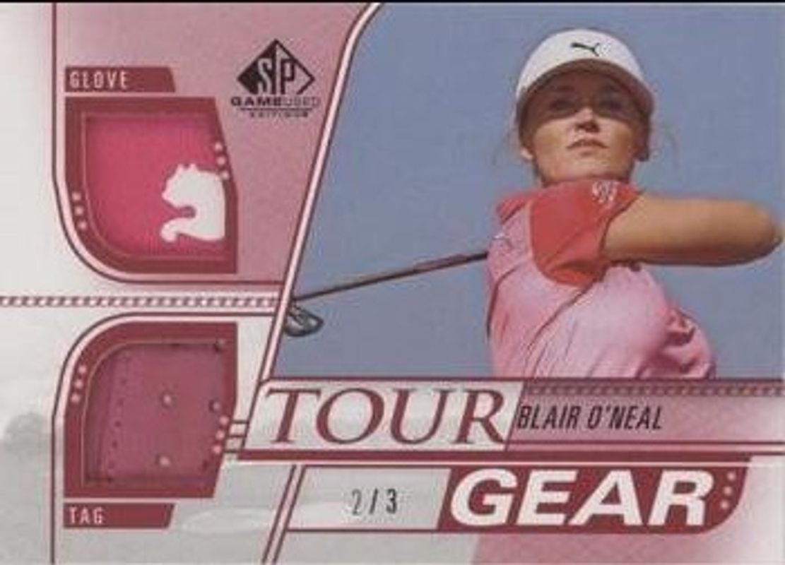 2021 SP Game Used #TG-BO Tour Gear - Red /3