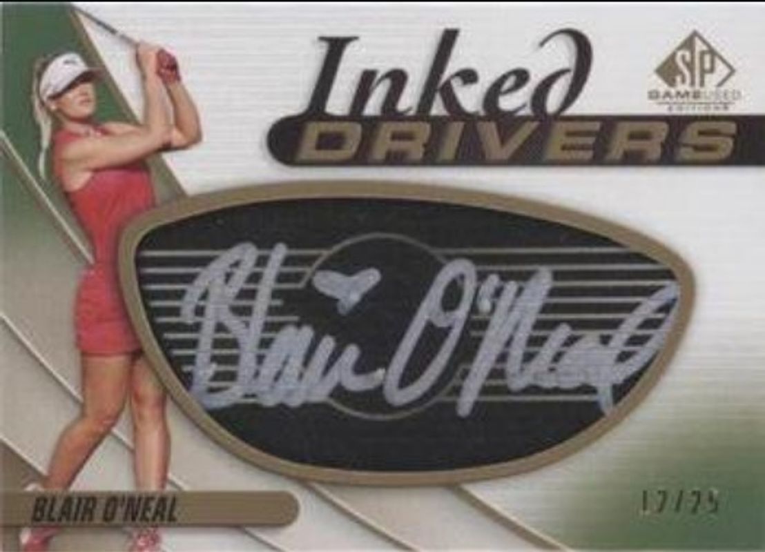 2021 SP Game Used #ID-BO Inked Drivers Black /25