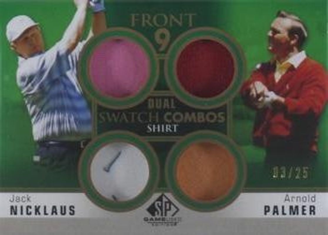 2021 SP Game Used #F92-NP Front 9 Dual Swatch Combos /25