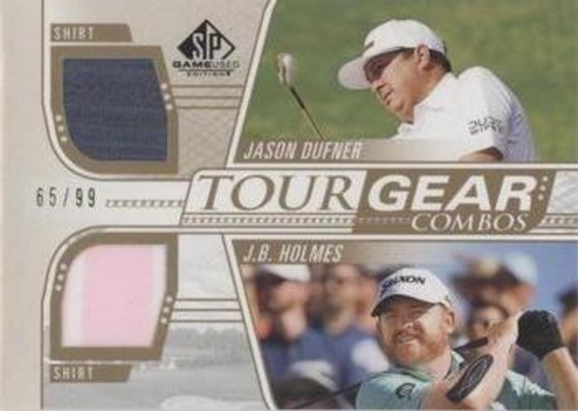 2021 SP Game Used #TG2-DH Tour Gear Combos Gold /99