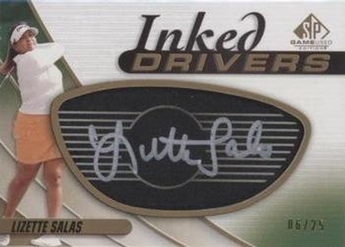 2021 SP Game Used #ID-LS Inked Drivers Black /25
