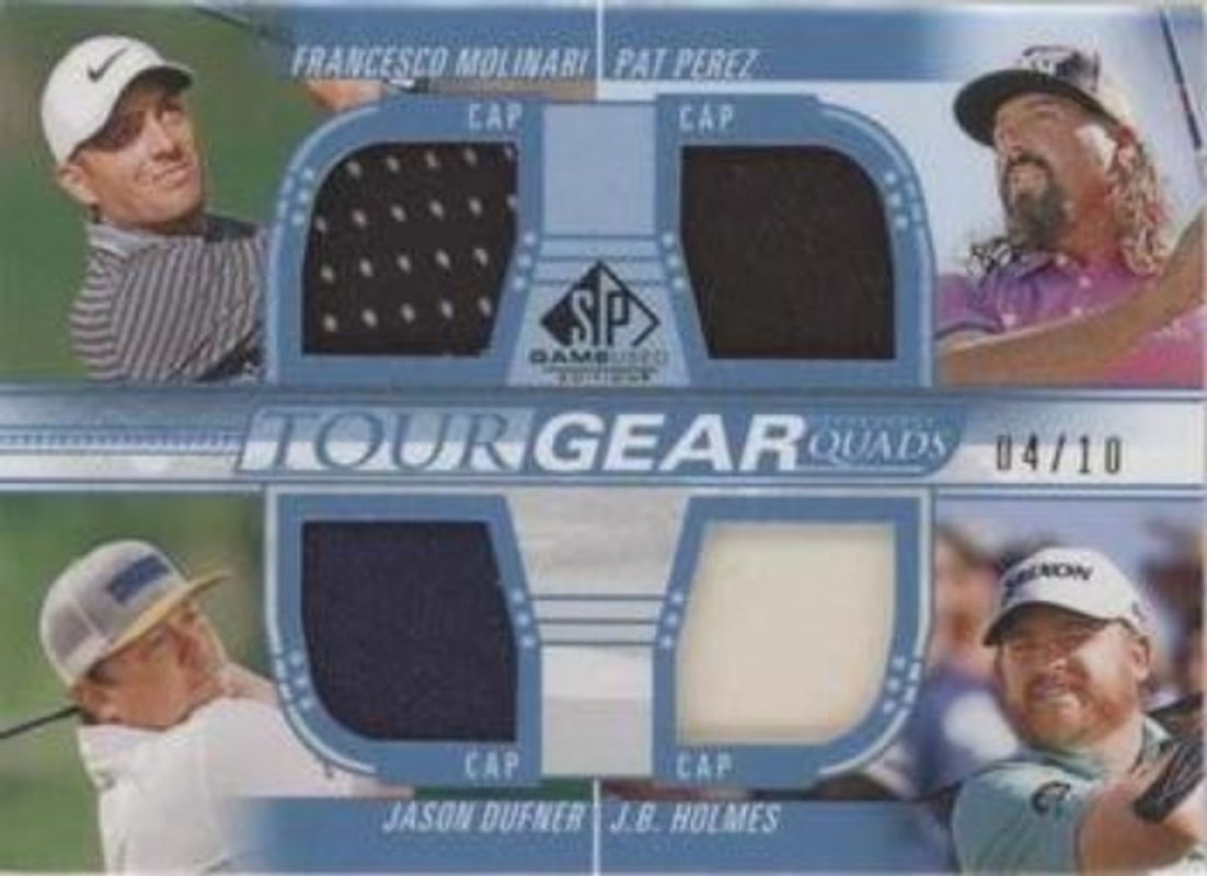2021 SP Game Used #TG4-DMPH Tour Gear Quads Blue /10