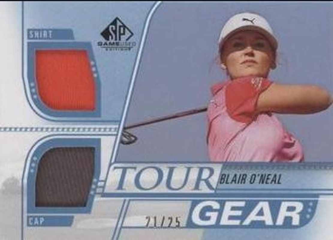 2021 SP Game Used #TG-BO Tour Gear Blue /25