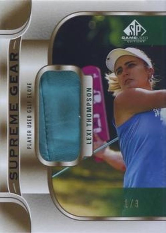 2021 SP Game Used #SGG-LT Supreme Gear /3