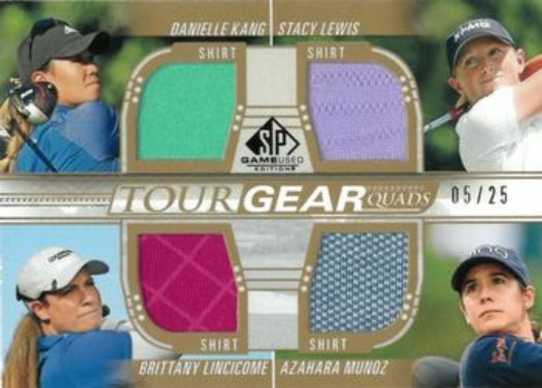 2021 SP Game Used #TG4-LLMK Tour Gear Quads Gold /25