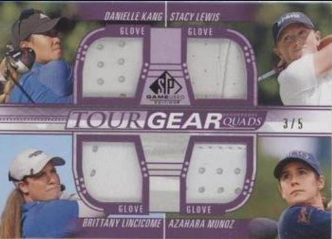 2021 SP Game Used #TG4-LLMK Tour Gear Quads Purple /5