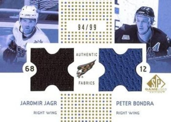2002 SP Game Used #CF-JB Authentic Fabrics Gold /99
