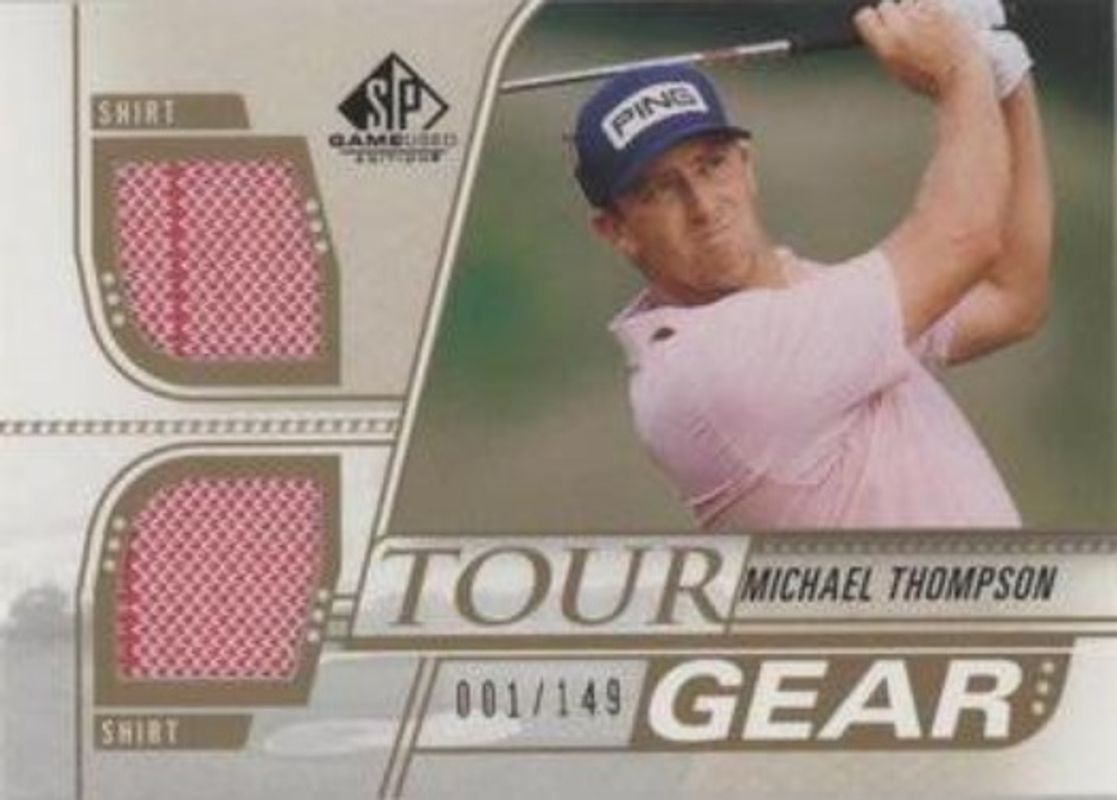 2021 SP Game Used #TG-MT Tour Gear Gold /149