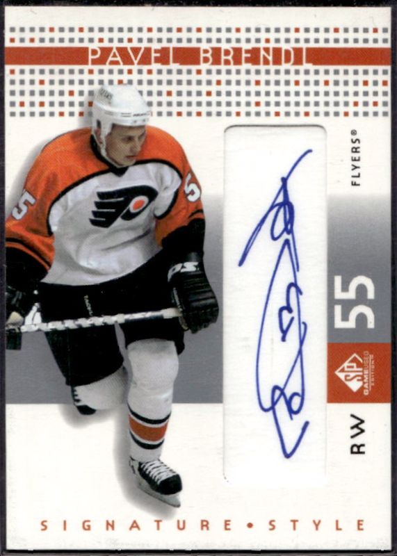 2002 SP Game Used #SS-BR Signatures Style