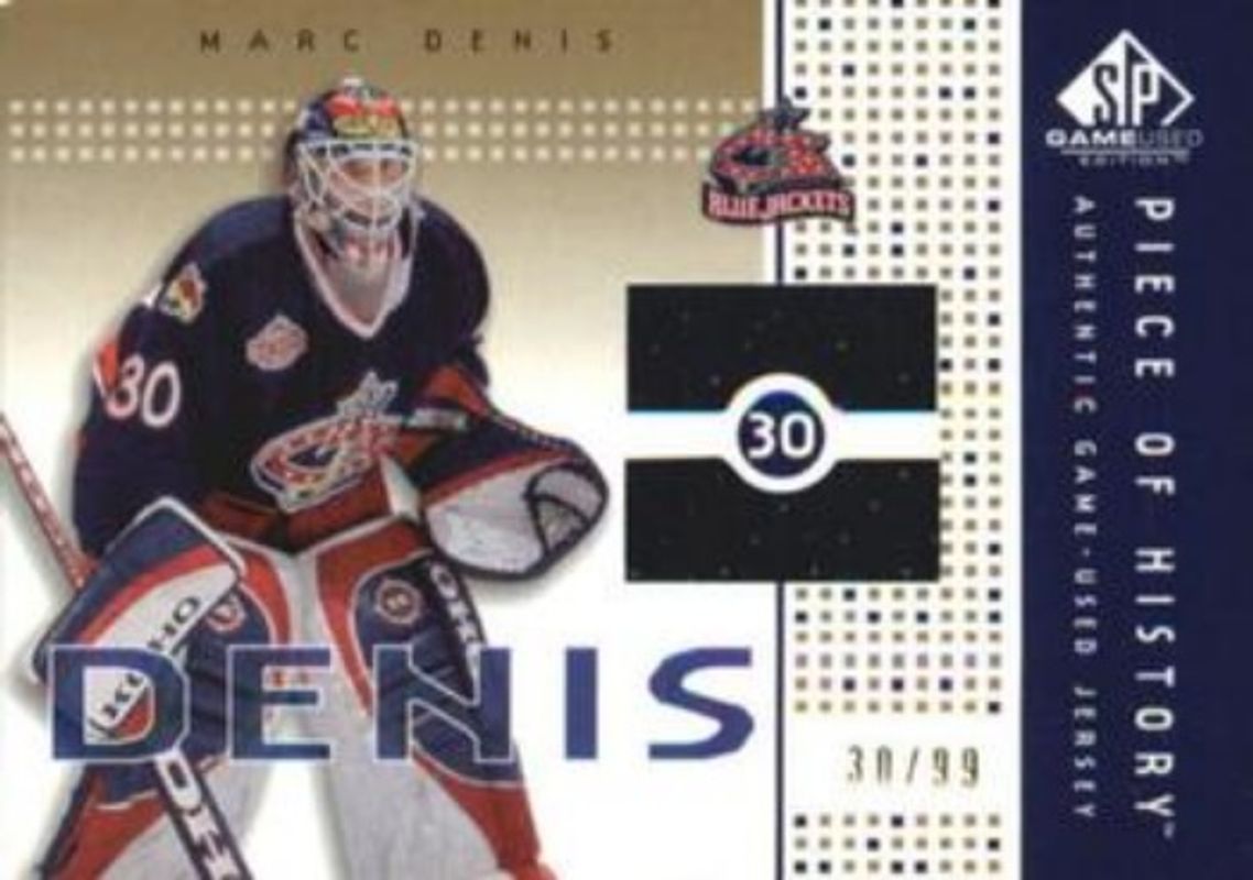2002 SP Game Used #PH-MD Piece of History Gold /99