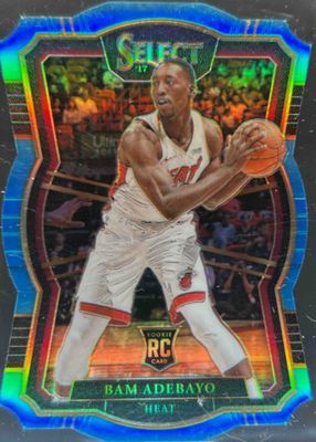 2017 Select #171 Premier Level Light Blue Die-Cut /185