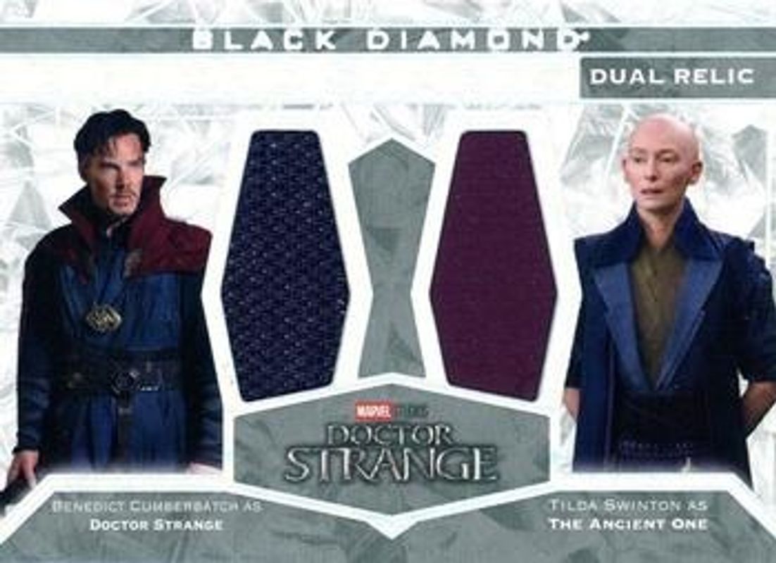 2021 Upper Deck Marvel Black Diamond #DS2-DRS Diamond Shards Dual Relics