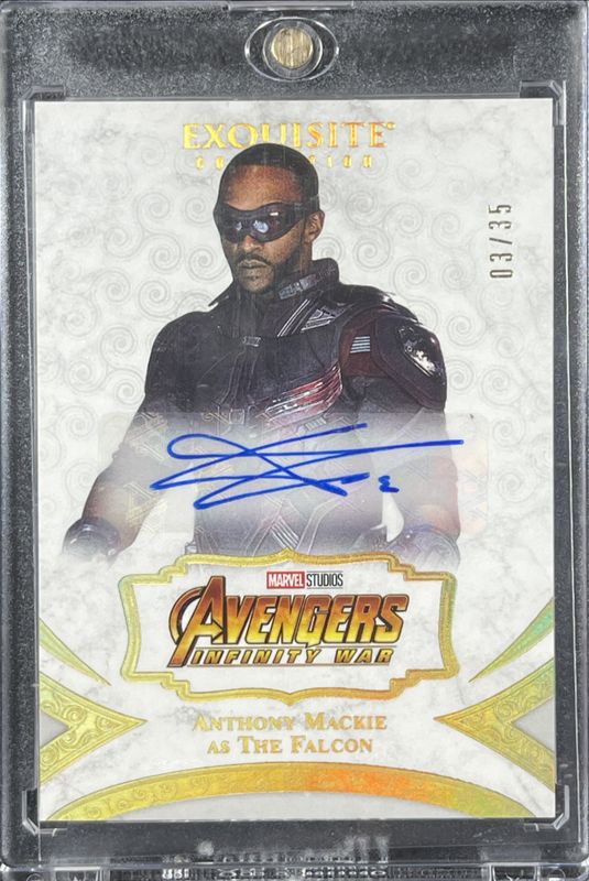 2021 Upper Deck Marvel Black Diamond #A-AM Exquisite Collection Autographs /35