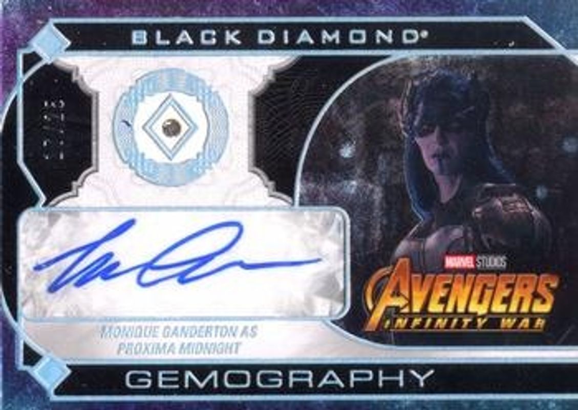 2021 Upper Deck Marvel Black Diamond #G-MG Gemography Auto Diamond /25