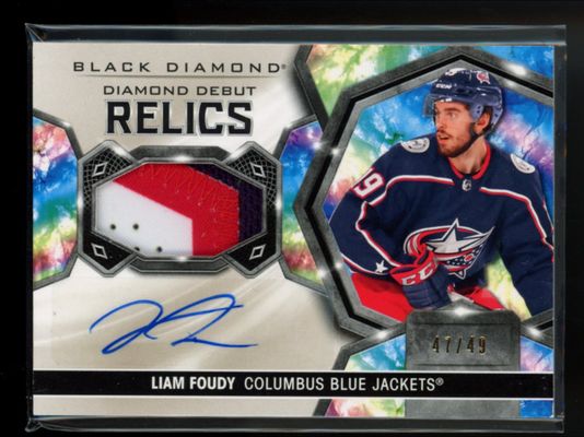 2020 Upper Deck Black Diamond #DD-LF Diamond Debut Relics Autographs /25