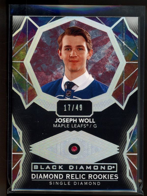 2020 Upper Deck Black Diamond #BDR-JW Diamond Relics Rookie Gems - Ruby /49