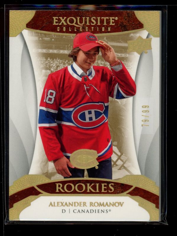 2020 Upper Deck Black Diamond #R-AR Exquisite Collection Rookies Gold Spectrum /99