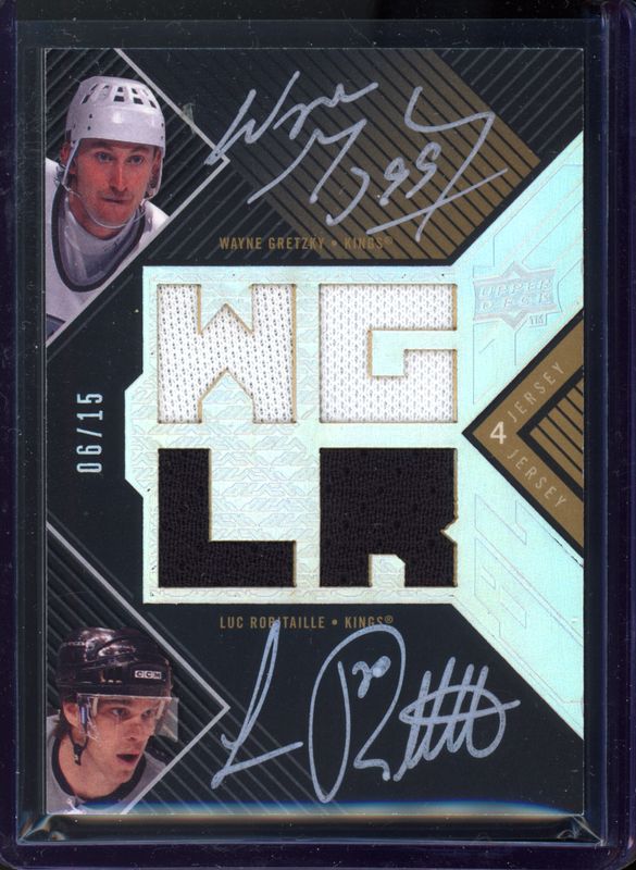 2008 Upper Deck Black #BAJ2-RG Autographs Jerseys Duals /15