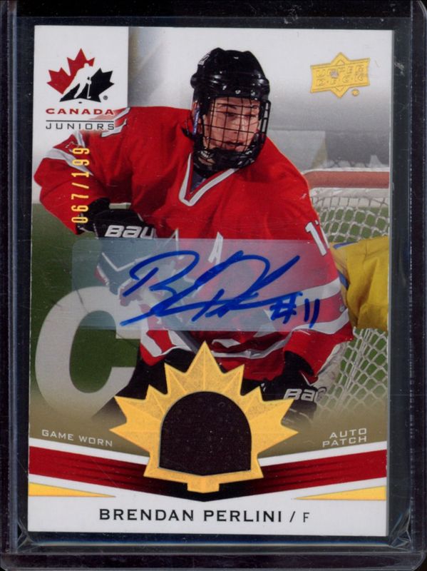 2014 Upper Deck Team Canada Juniors #170 Patch Autographs /199