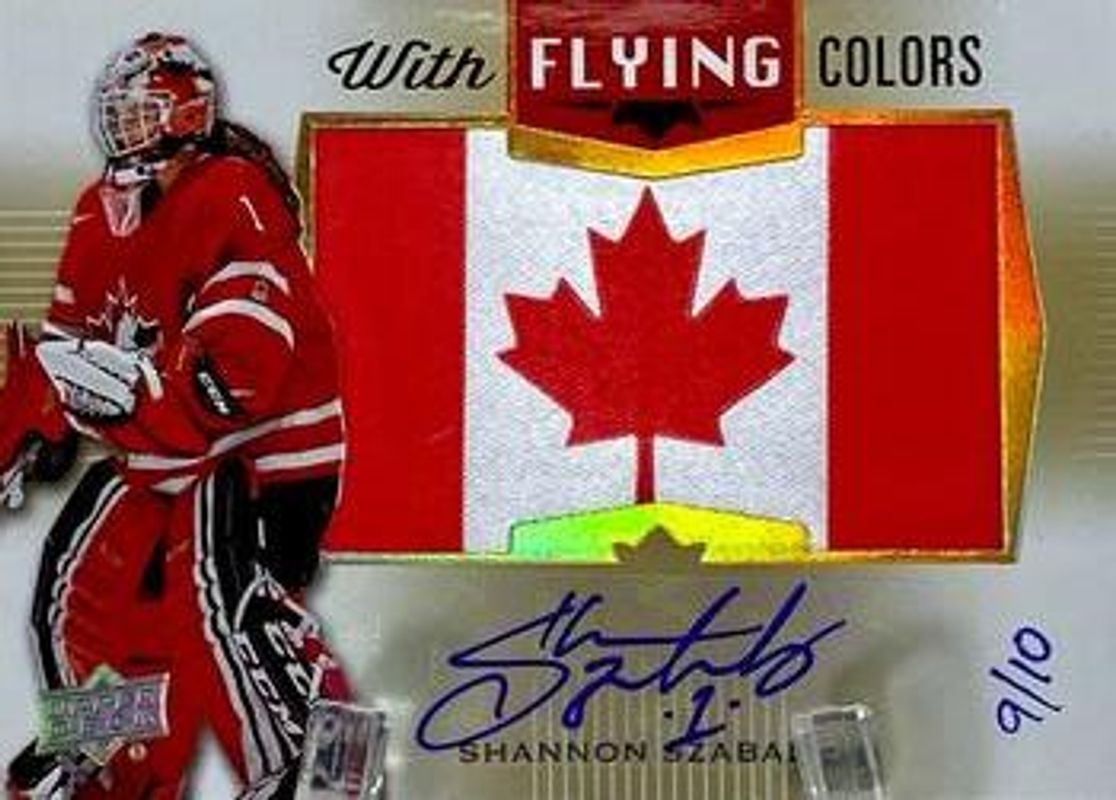 2014 Upper Deck Team Canada Juniors #WFC-SS With Flying Colors Patch Autographs /10