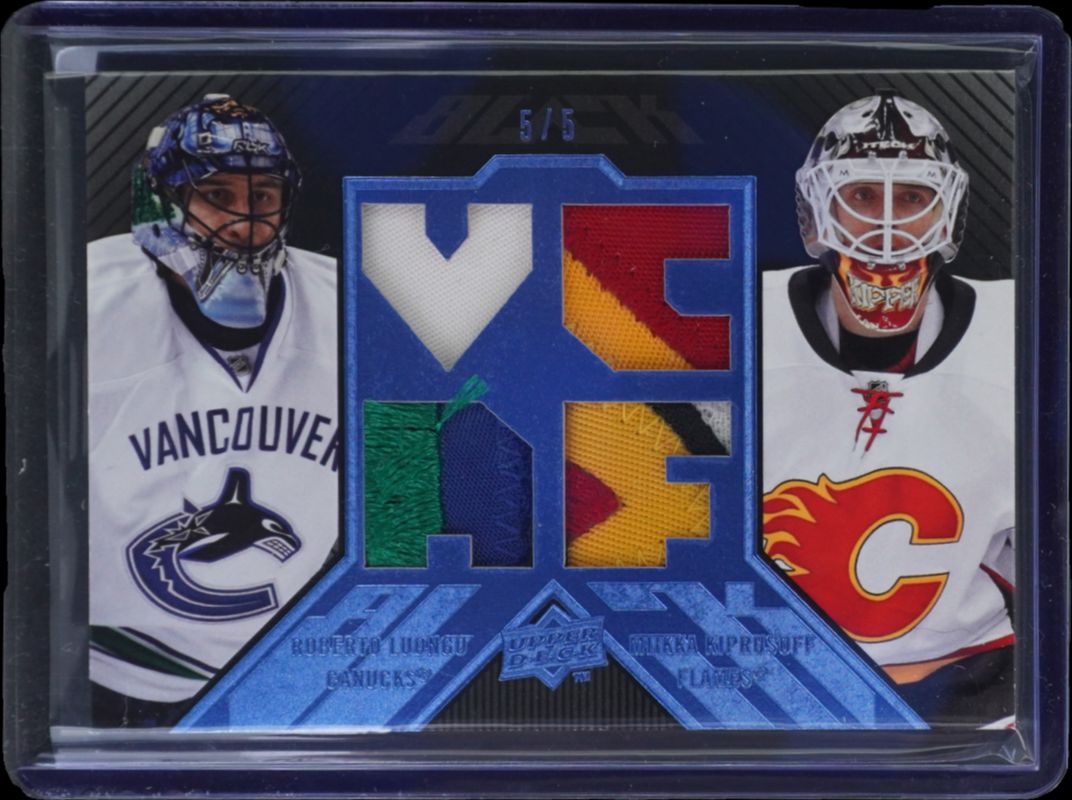 2008 Upper Deck Black #BDJ2-LK Dual Player Jerseys - Blue /5