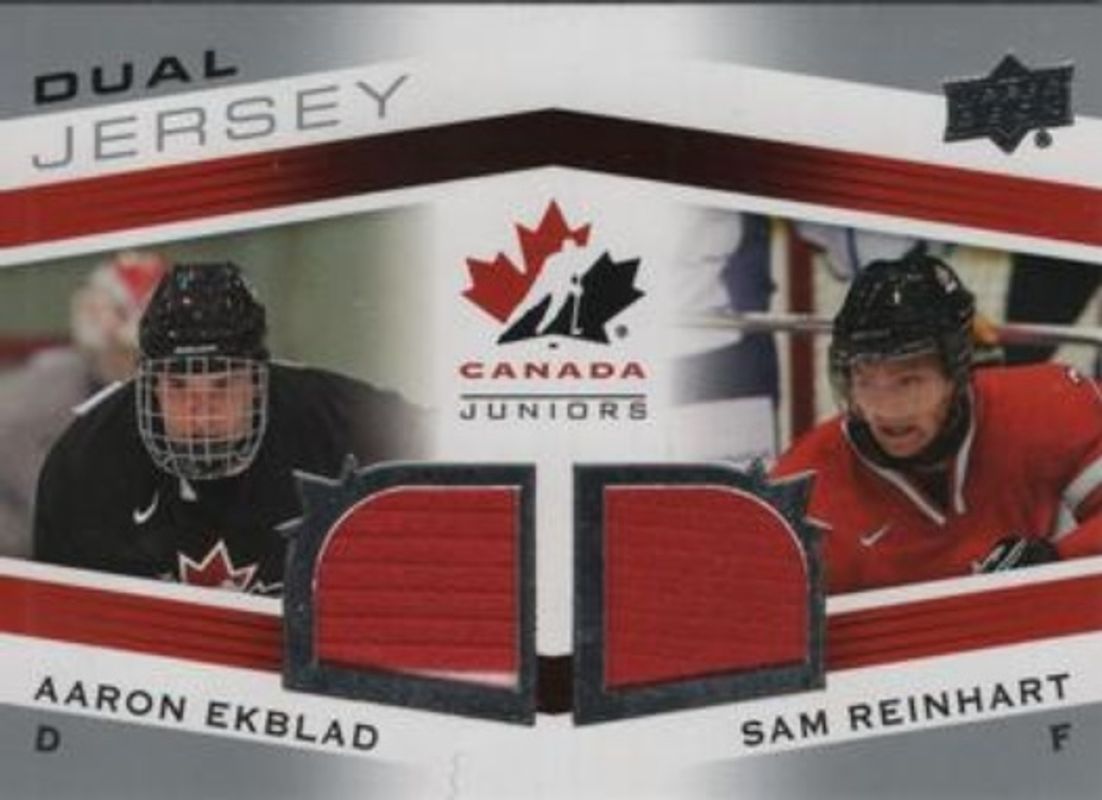 2014 Upper Deck Team Canada Juniors #TCD-ER Dual Jerseys