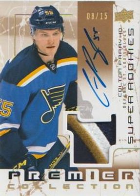 2015 Upper Deck Premier #SRR-CP 2003 Tribute Rookie Autographed Patches Gold /5