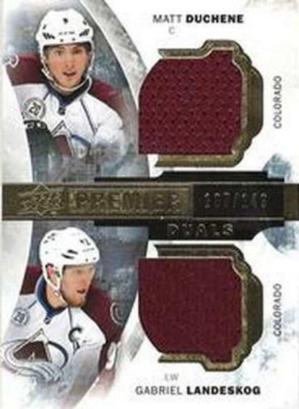 2015 Upper Deck Premier #PD2-DL Premier Duals Jersey /149