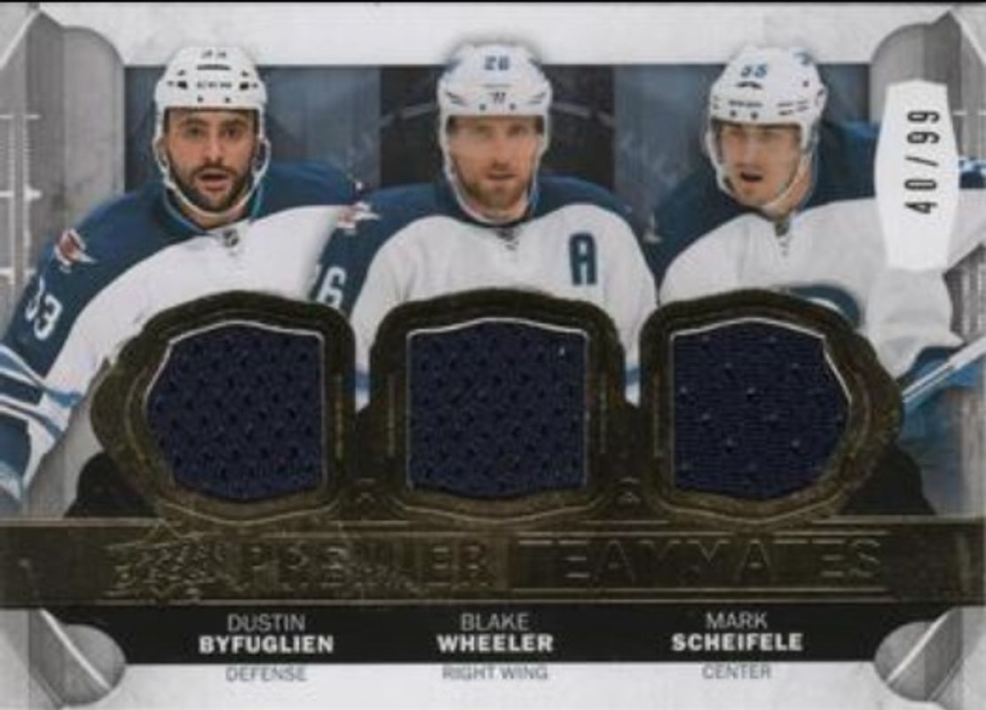 2015 Upper Deck Premier #PT3-BWS Premier Teammates Jersey /25