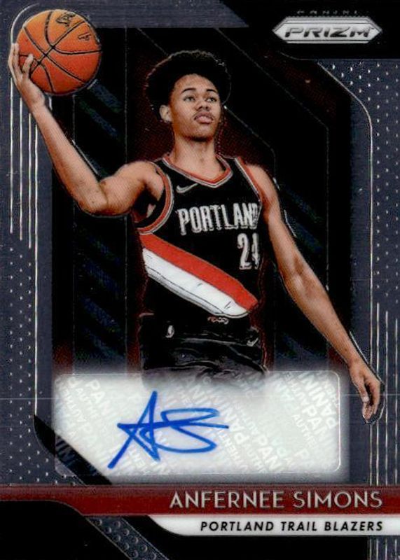 Anfernee Simons 2018 Prizm #RS-ASM Rookie Signatures PSA 10