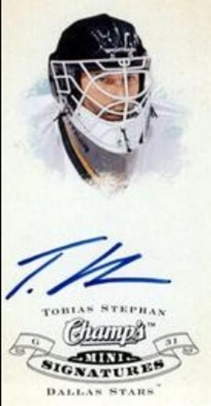 2008 Upper Deck Champ's #CS-TB Mini Signatures