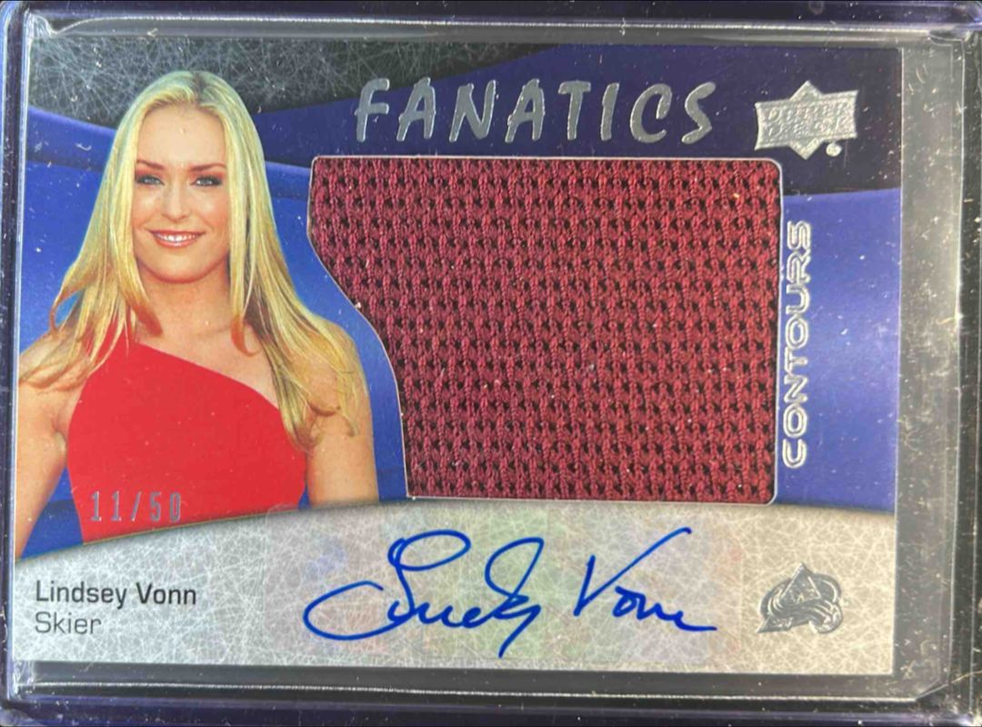 2015 Upper Deck Contours #TFJ-LV Team Fanatics Auto Jersey /50