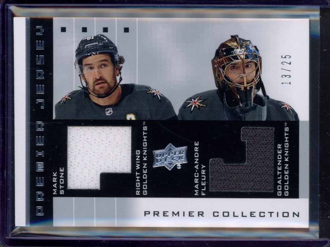 2019 Upper Deck Premier #02D-SF 2002 Premier Collection Retro Dual Jersey /25