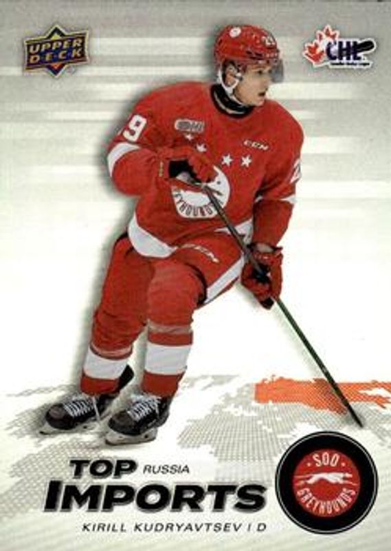 2021 Upper Deck CHL #T10 Top Imports