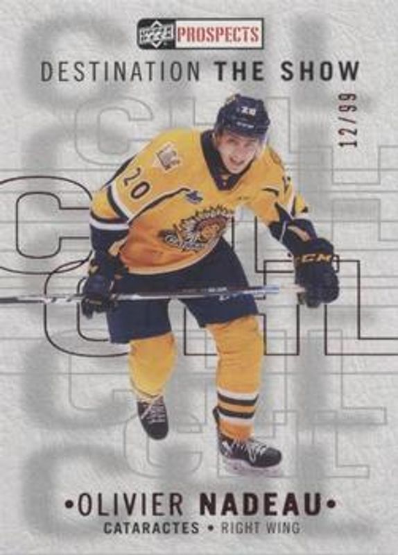 2021 Upper Deck CHL #A4 Destination: The Show Silver Achievements /99