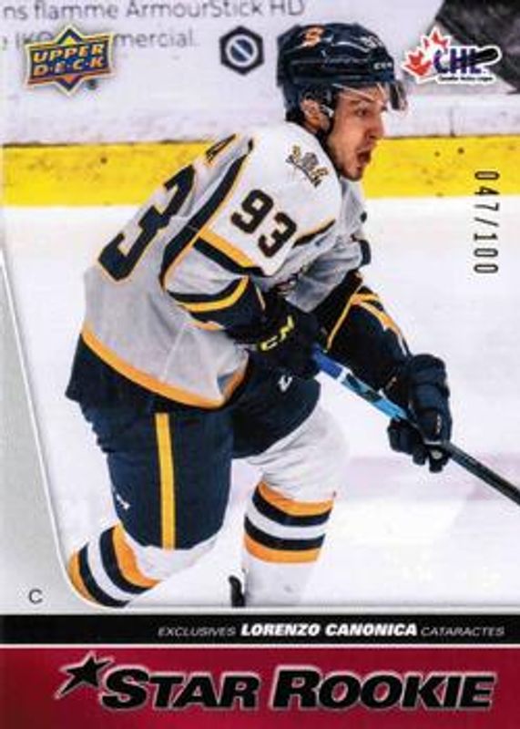 2021 Upper Deck CHL #407 Exclusives /100